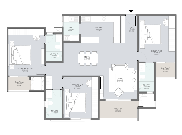 Onxy floor plan